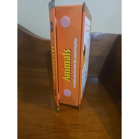 Opposites & Animals Puzzles:Picture Puzzles Book Spice Box Preschool - Lot Of 2 - Picture 7 of 11